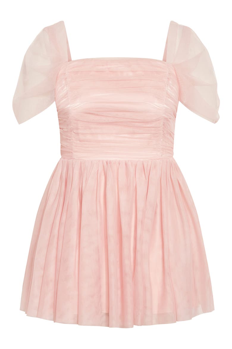Lulu Fit & Flare Minidress, Alternate, color, DUSTY PINK
