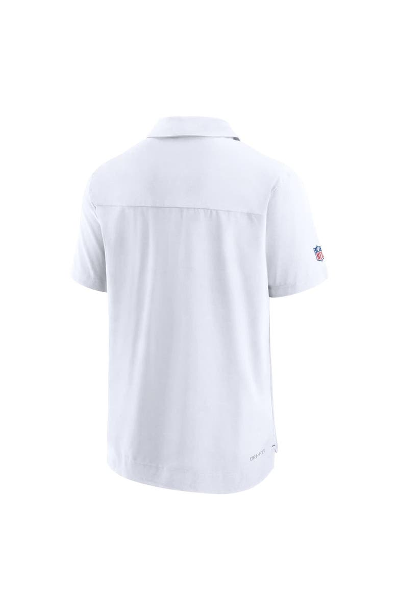 Nike Men's Nike White New England Patriots Sideline Lockup Performance Polo, Alternate, color, White