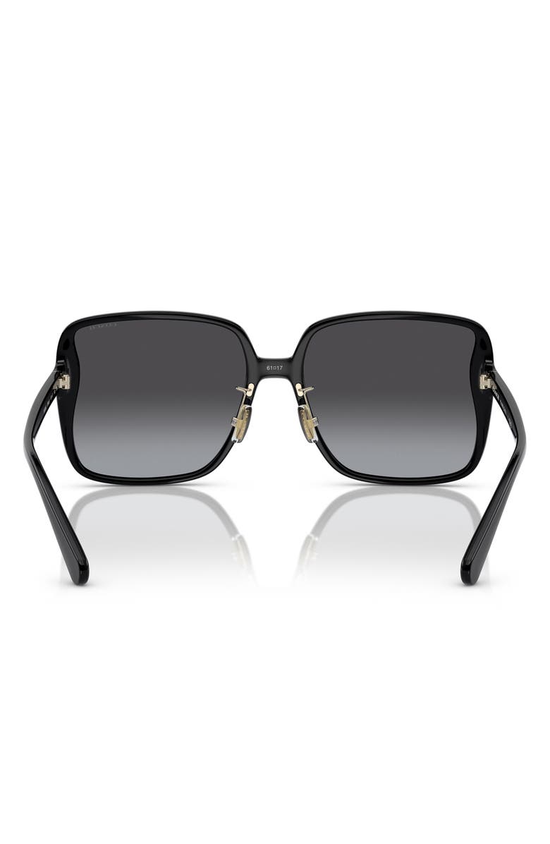 COACH 61mm Gradient Square Sunglasses, Alternate, color, 