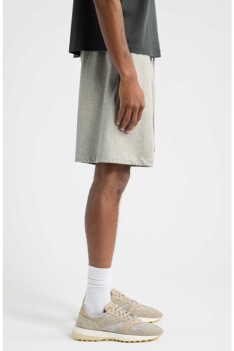 Classic Fit Cotton Jersey Sweat Shorts, Alternate, color, WARM HEATHER