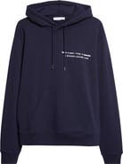 Givenchy Couture Seam Regular Fit Cotton Fleece Hoodie