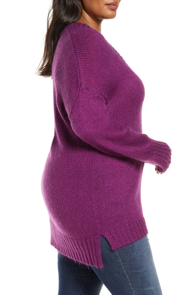 Caslon<sup>®</sup> V-Neck Sweater, Alternate, color,