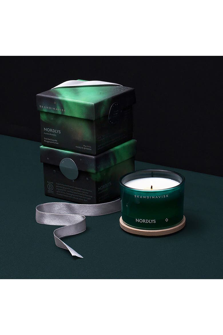 NORDLYS Scented Candle 90g, Alternate, color, Green