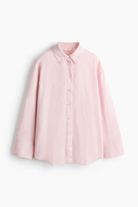 Oversized Linen Shirt