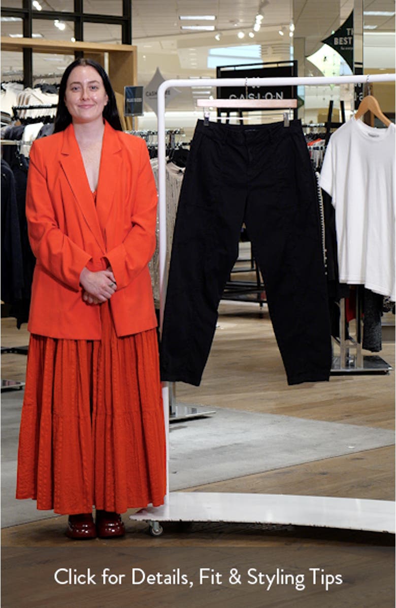 Sahara Tapered Stretch Cotton Utility Pants, sales video thumbnail