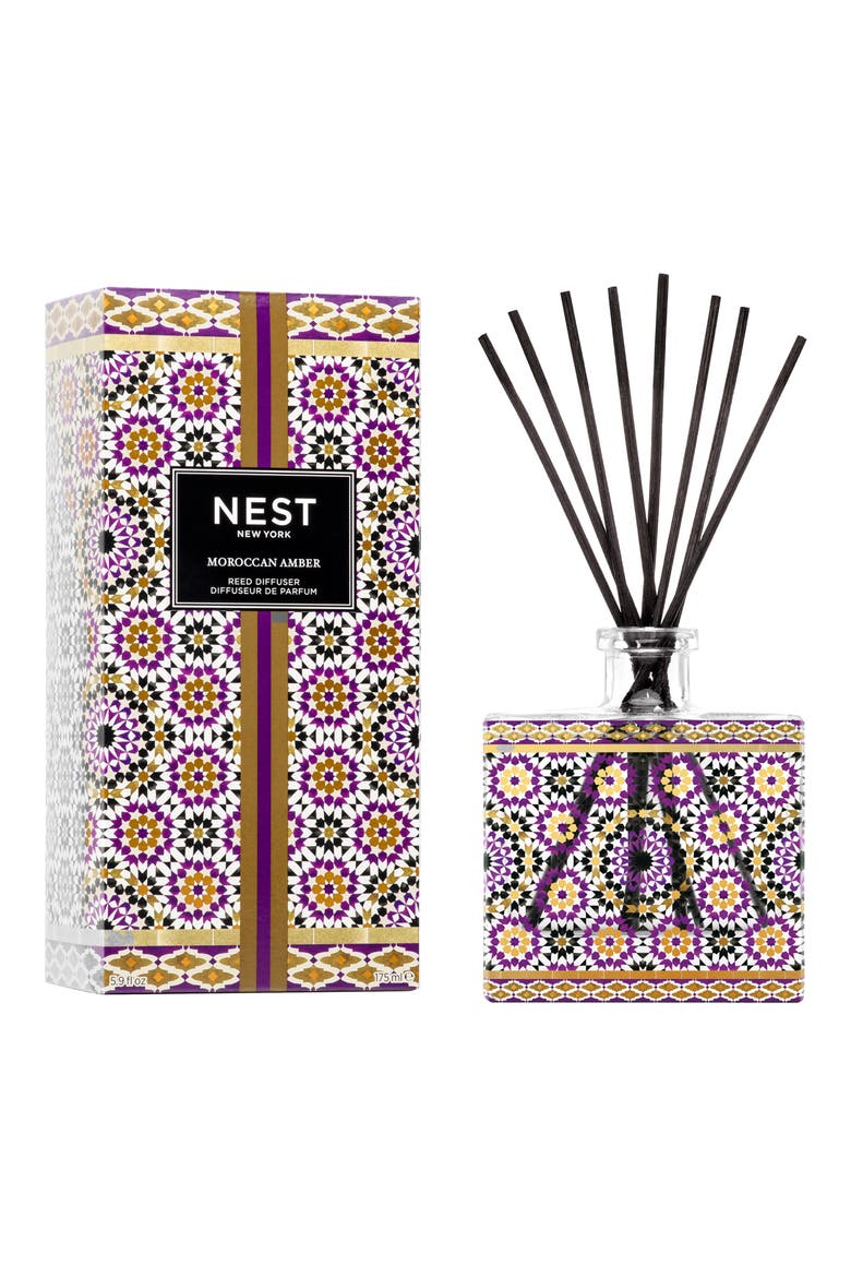 Moroccan Amber Specialty Reed Diffuser, Alternate, color, NO COLOR