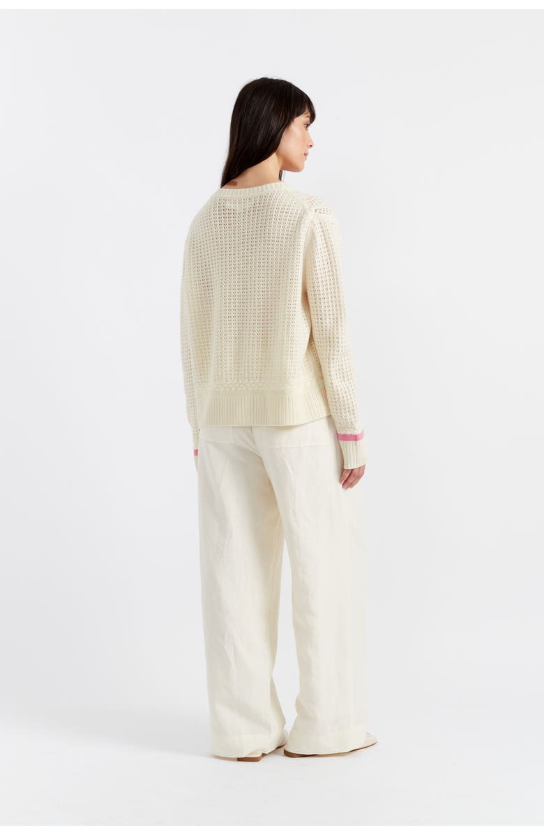 Chinti & Parker Penzance Wool Cashmere Sweater, Alternate, color, Cream/Multi