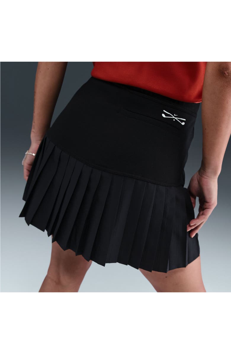 Nike Pleated Dri-FIT Golf Skirt, Alternate, color, Black/Sail