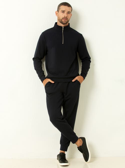 Single Stitch Classic Drawstring Jogger In Blue