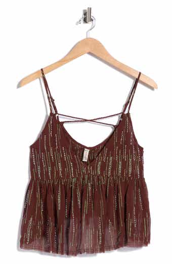 Ariel Beaded Sheer Camisole
