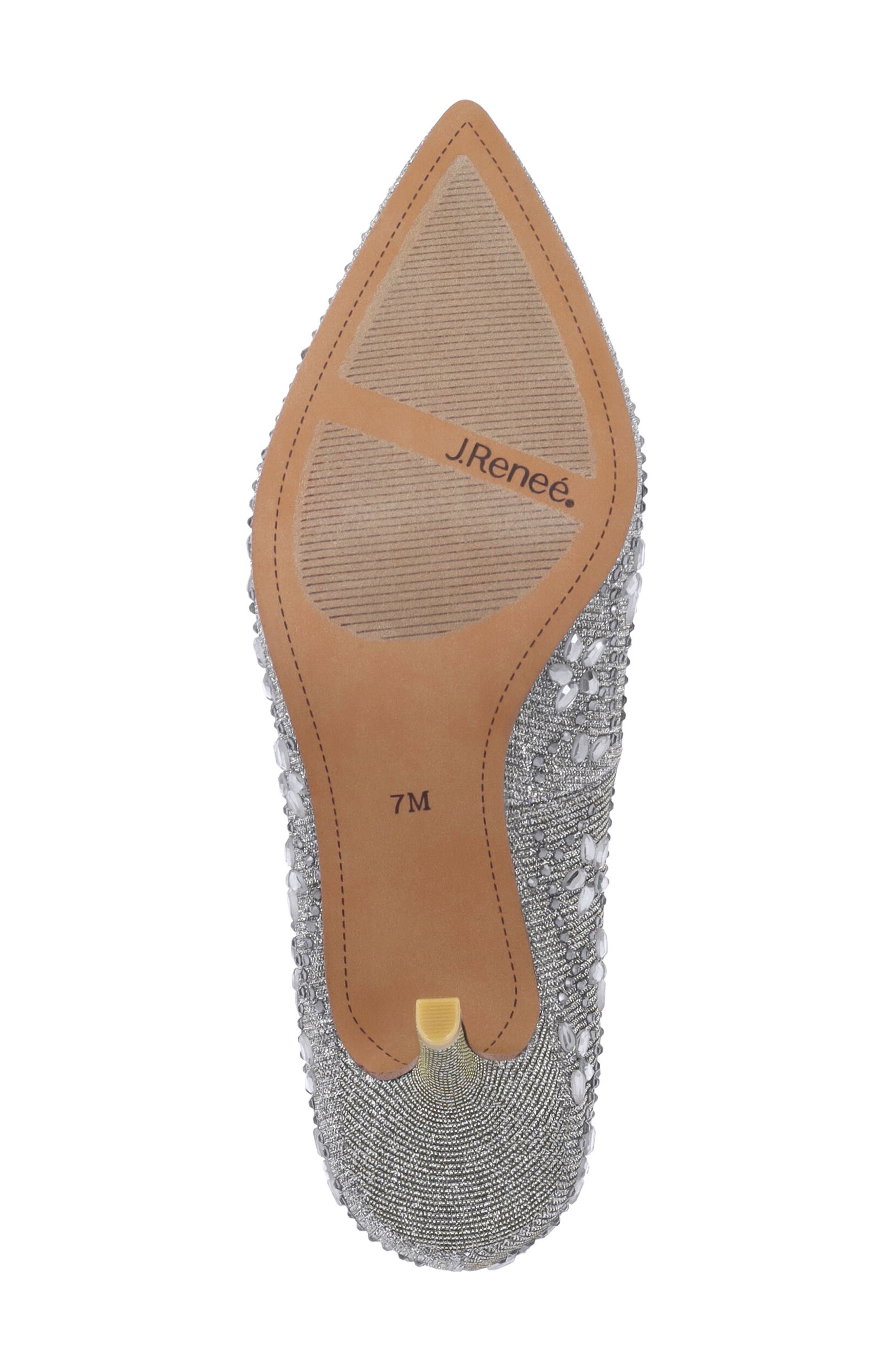 J. Reneé Barlow Pointed Toe Pump, Alternate, color, Pewter