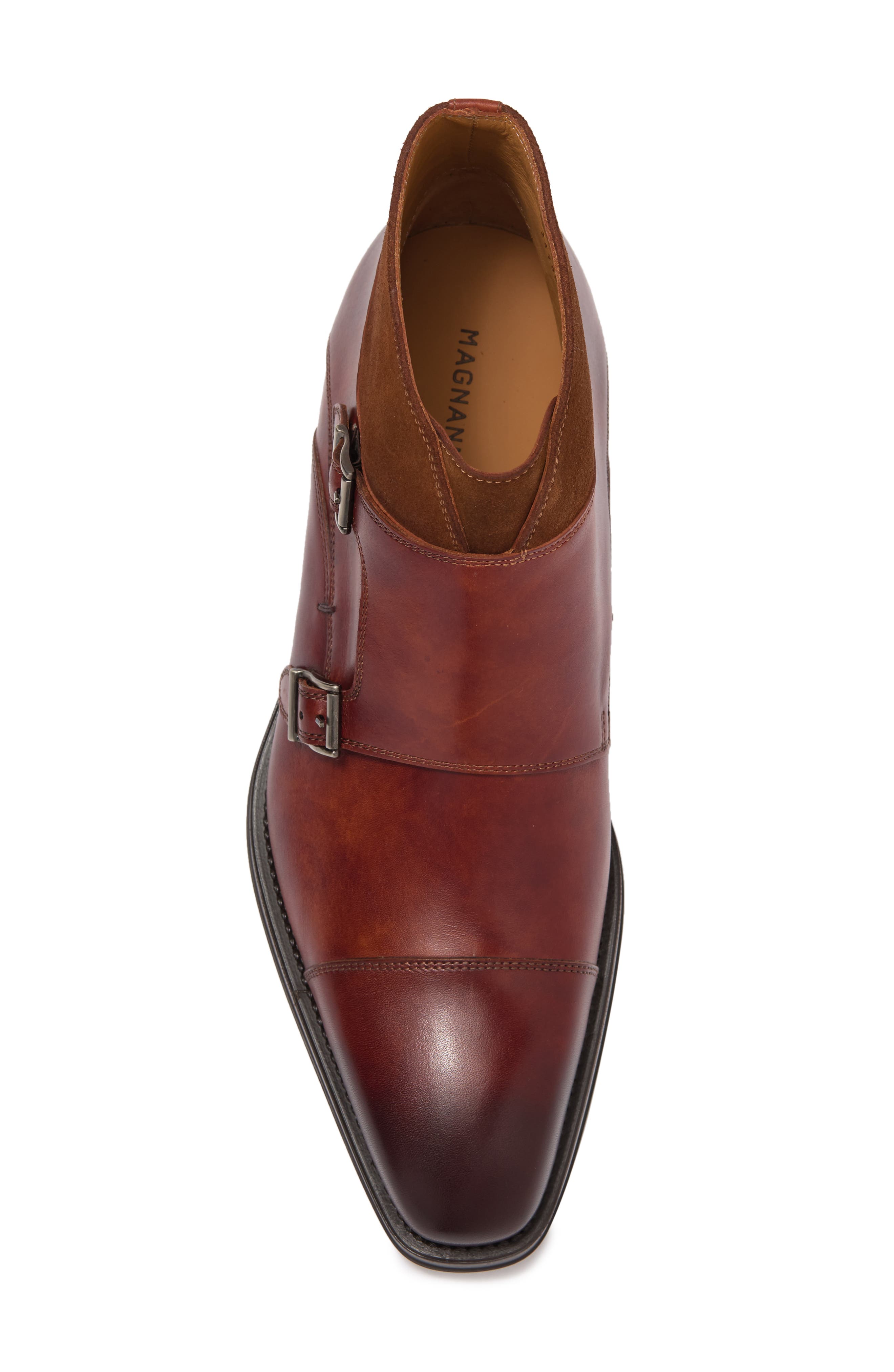 Magnanni Monto Monk Strap Boot, Alternate, color, 