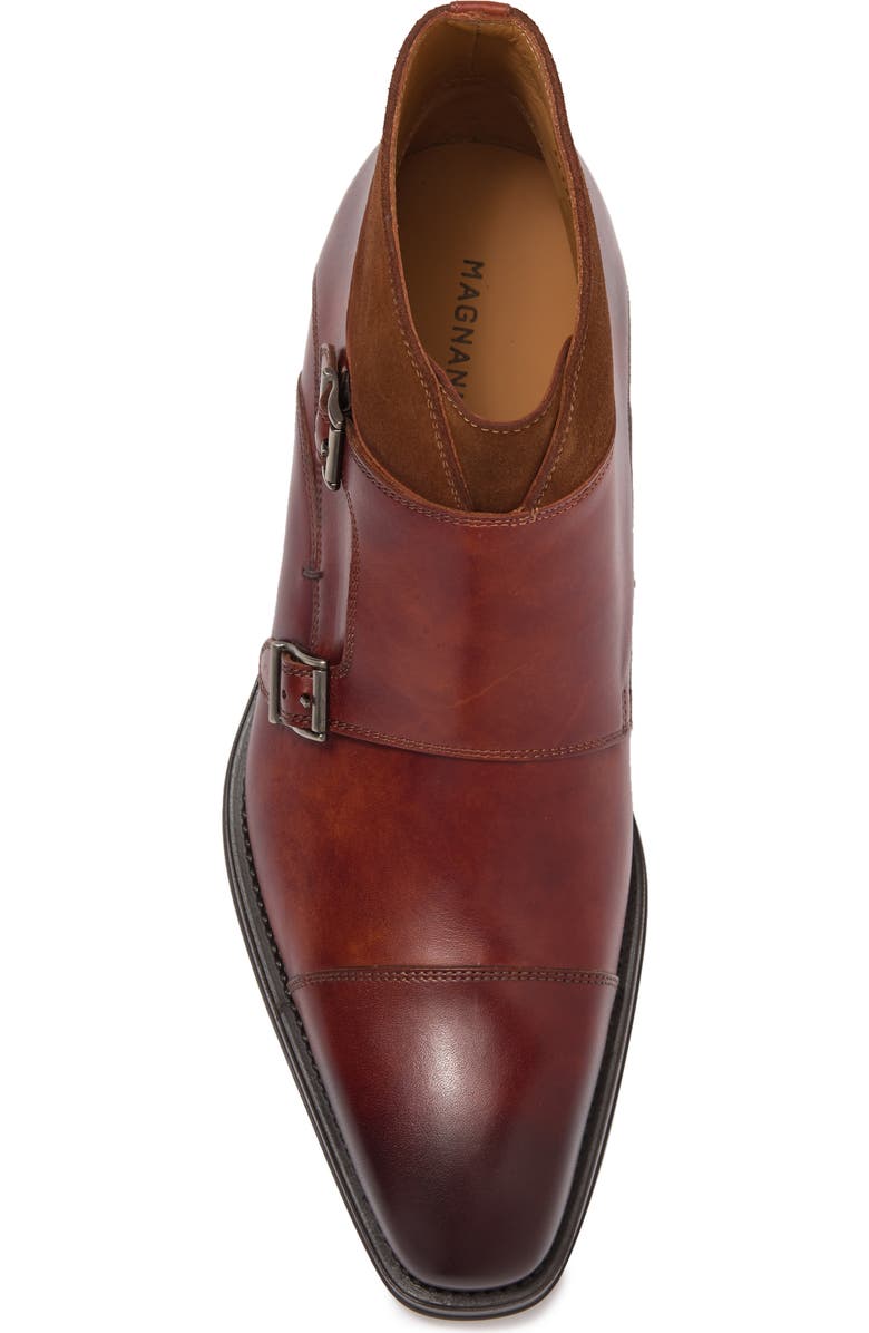 Magnanni Monto Monk Strap Boot, Alternate, color,