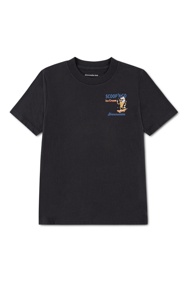 Kids' Scoop 'N' Go Graphic T-Shirt, Main, color, PHANTOM