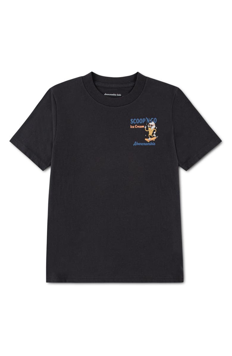 abercrombie kids Kids' Scoop 'N' Go Graphic T-Shirt, Main, color, Phantom