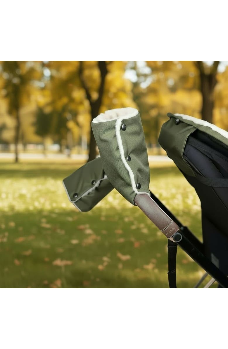 Cover Baby LLC Cover Baby Adult Organic Wool Handmuff Gloves, Alternate, color, Olive