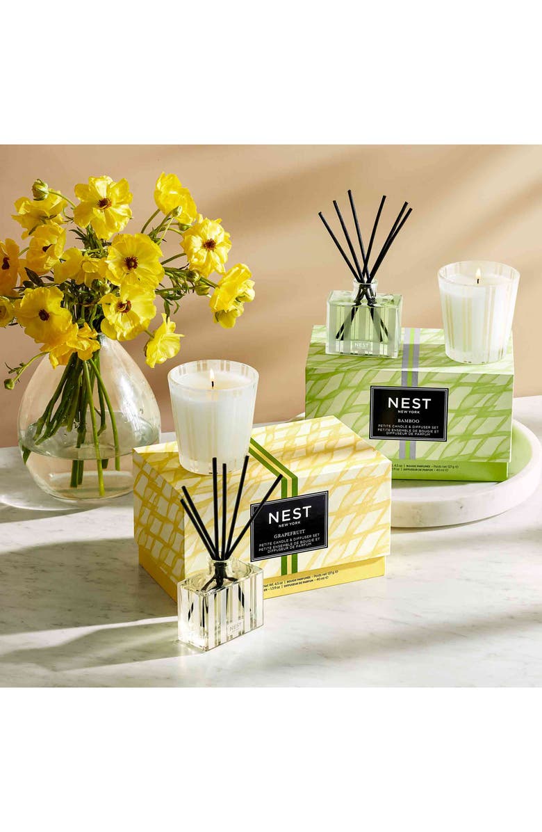 NEST New York Grapefruit Scented Petite Candle & Diffuser Gift Set, Alternate, color, 