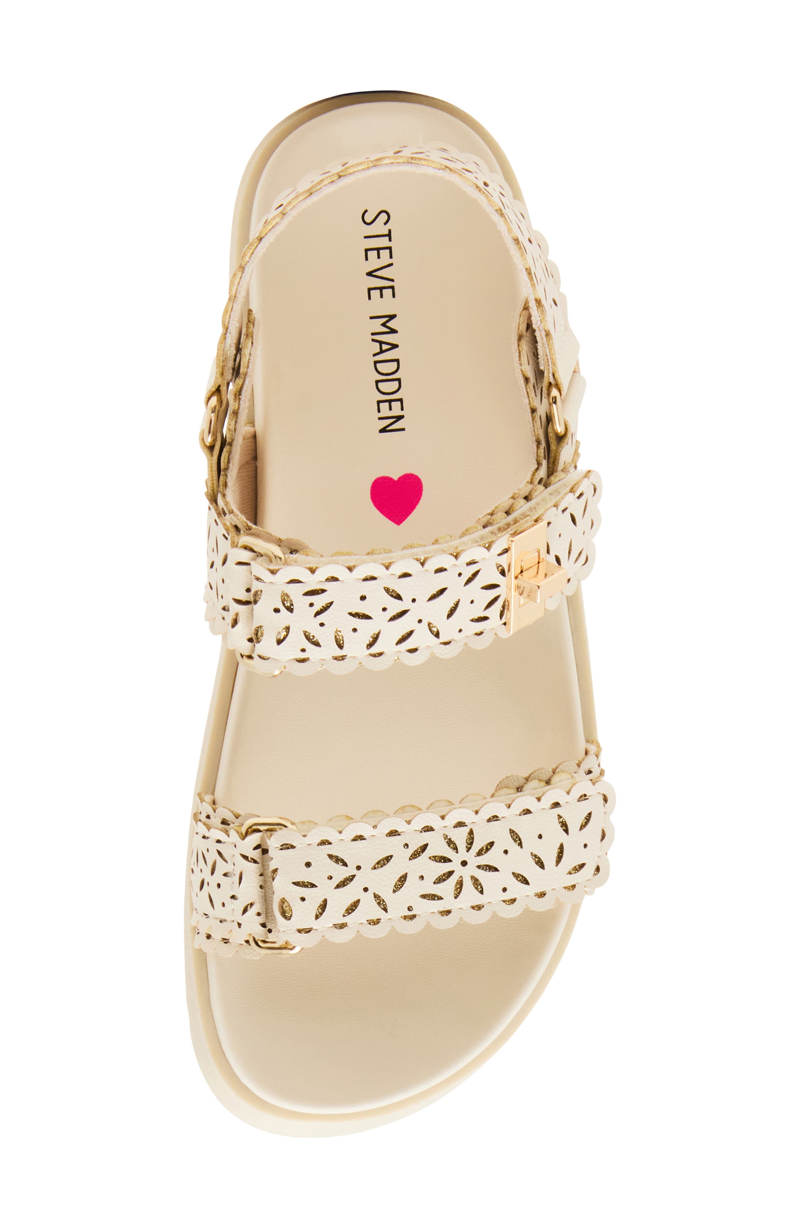 Steve Madden Kids' JMona Slingback Sandal, Alternate, color, Bone