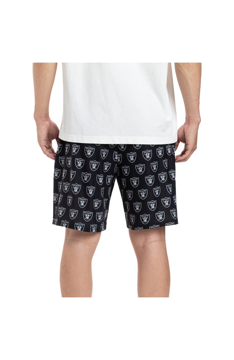 CONCEPTS SPORT Men's Concepts Sport Black Las Vegas Raiders Gauge Jam Two-Pack Shorts Set, Alternate, color, 