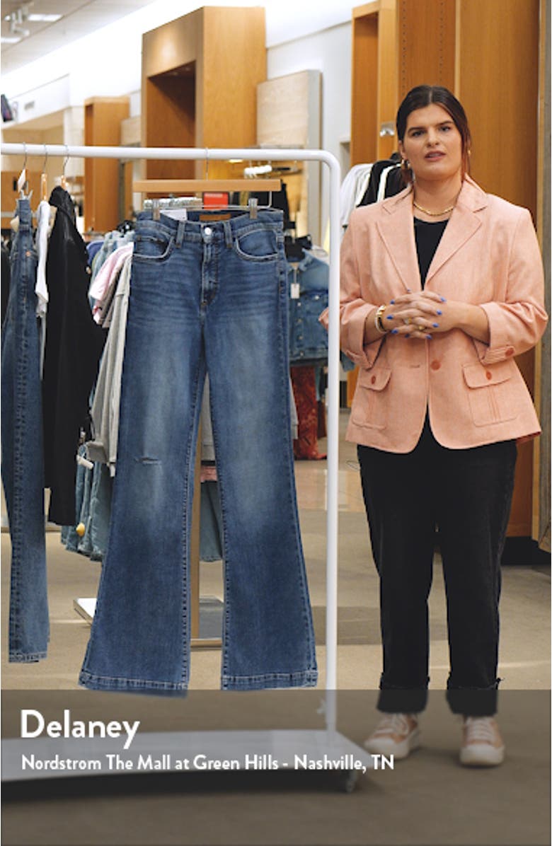 The Molly Ripped High Waist Flare Jeans, sales video thumbnail