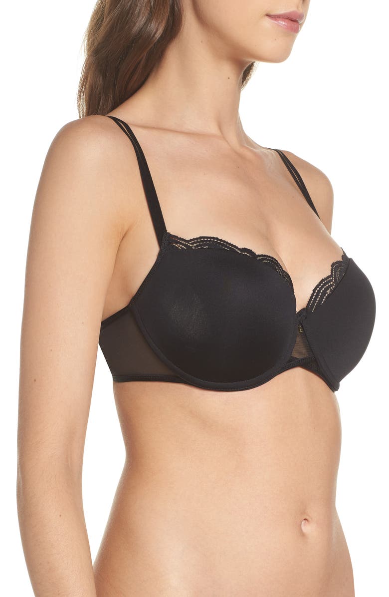 Chantelle Lingerie Chantelle Intimates Pyramide Underwire Demi T-Shirt Bra, Alternate, color, 