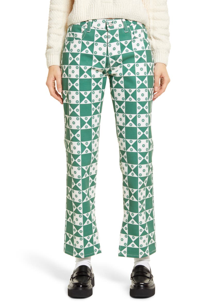 Lisa Says Gah Ellis Ankle Wide Leg Jeans, Alternate, color,