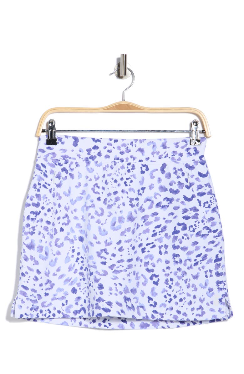 Tommy Bahama Aubrey Leopard Leisure IslandZone<sup>®</sup> Skort, Main, color, White
