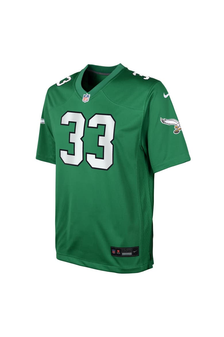 Youth Nike Cooper DeJean Kelly Green Philadelphia Eagles Alternate Game Jersey, Alternate, color, Kelly Green