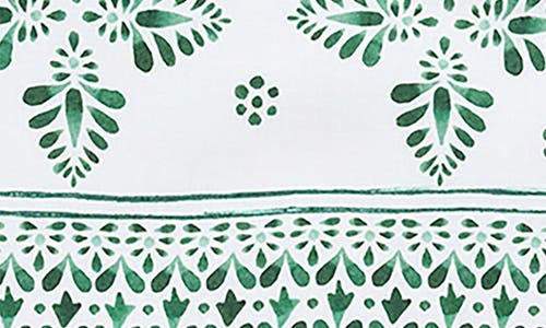 Juliska Iberian Border Linen Table Runner In Green