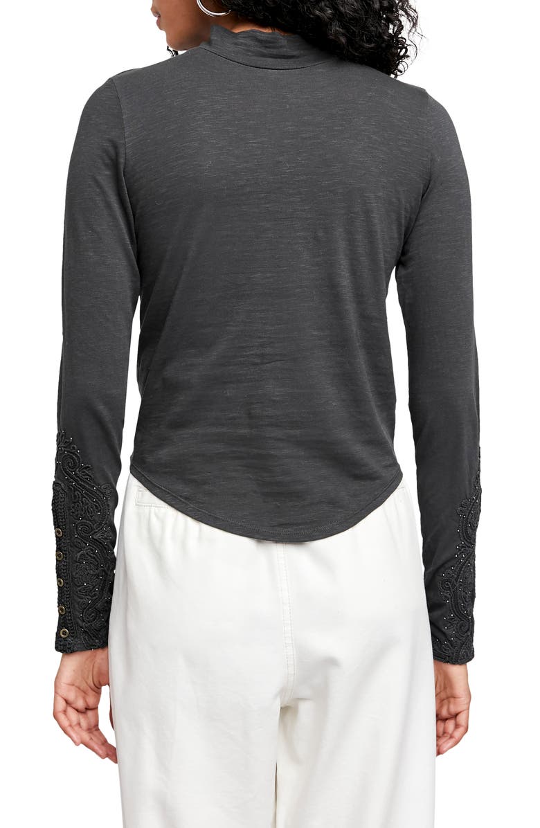 Free People Hooked On You Turtleneck Top, Alternate, color,