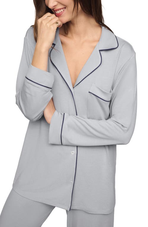 Eberjey Gisele Long Pajamas In Gray