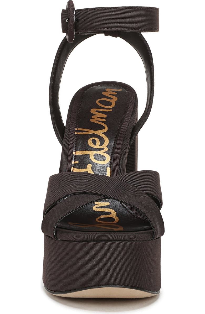 Sam Edelman Savannah Ankle Strap Platform Sandal, Alternate, color, Cocoa
