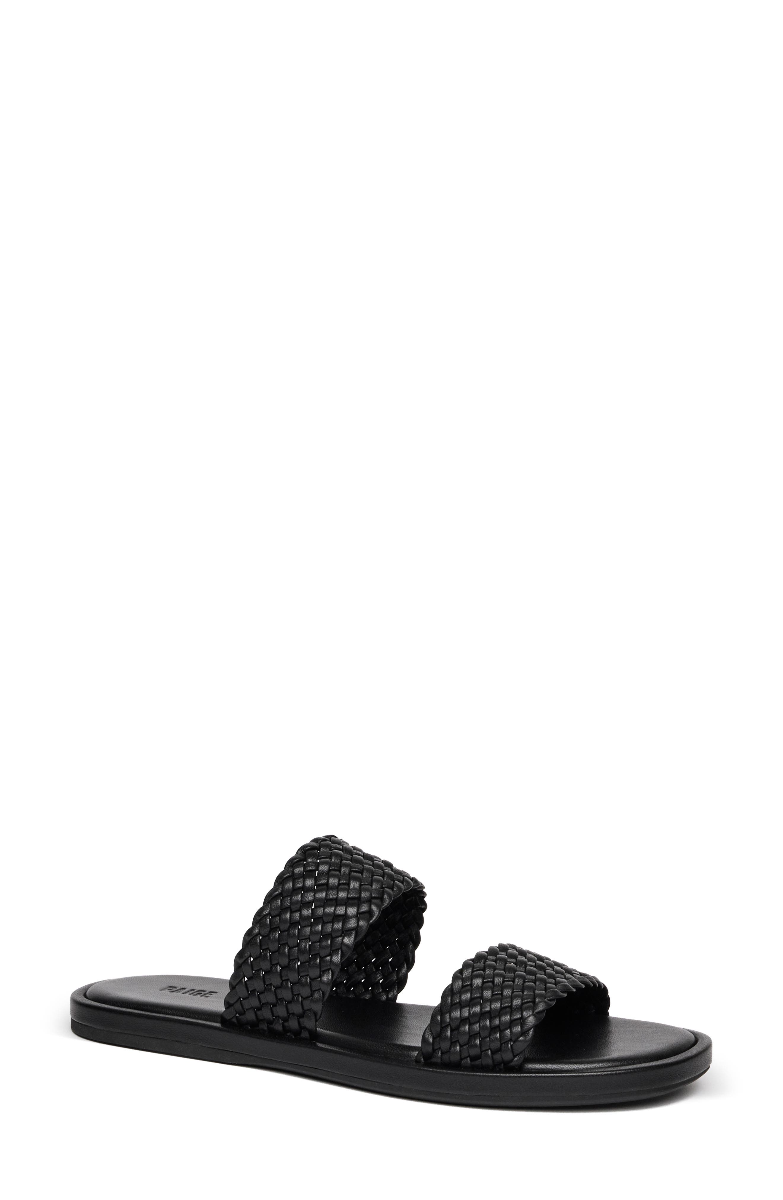 PAIGE Dakota Basket Weave Slide Sandal