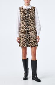 Trina Turk Adapted Leopard Shift Dress