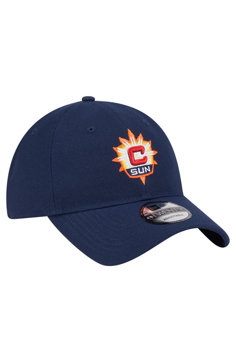 New Era Unisex New Era Navy Connecticut Sun Core Alt Logo 9TWENTY Adjustable Hat, Alternate, color, Navy