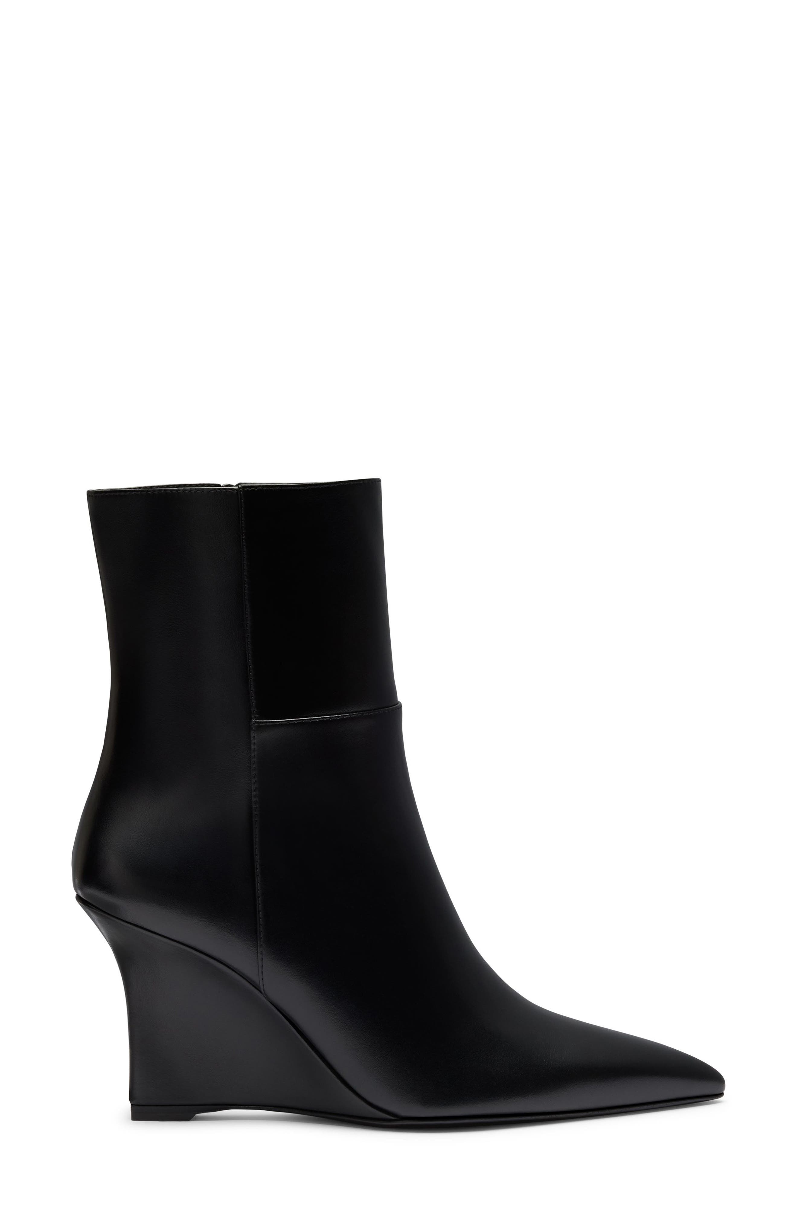 Vinnie Wedge Bootie, Alternate, color, BLACK