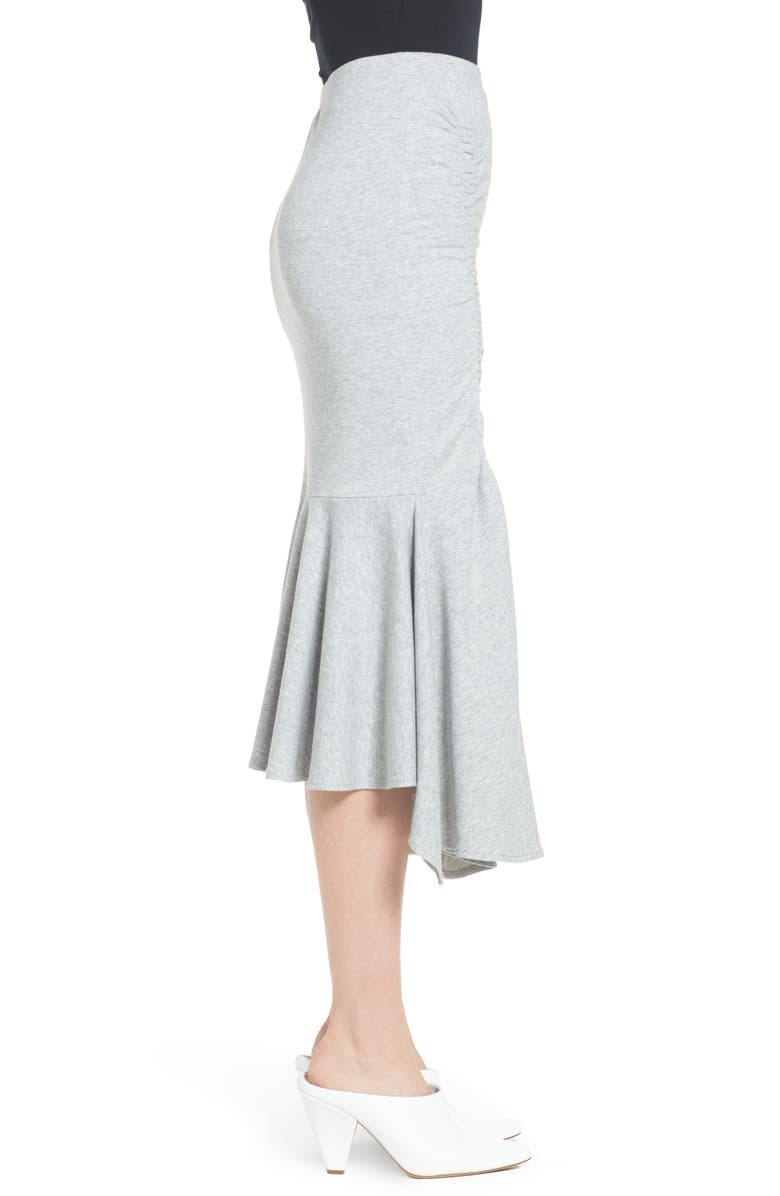 Chelsea28 Ruched Fluted Midi Skirt, Alternate, color,