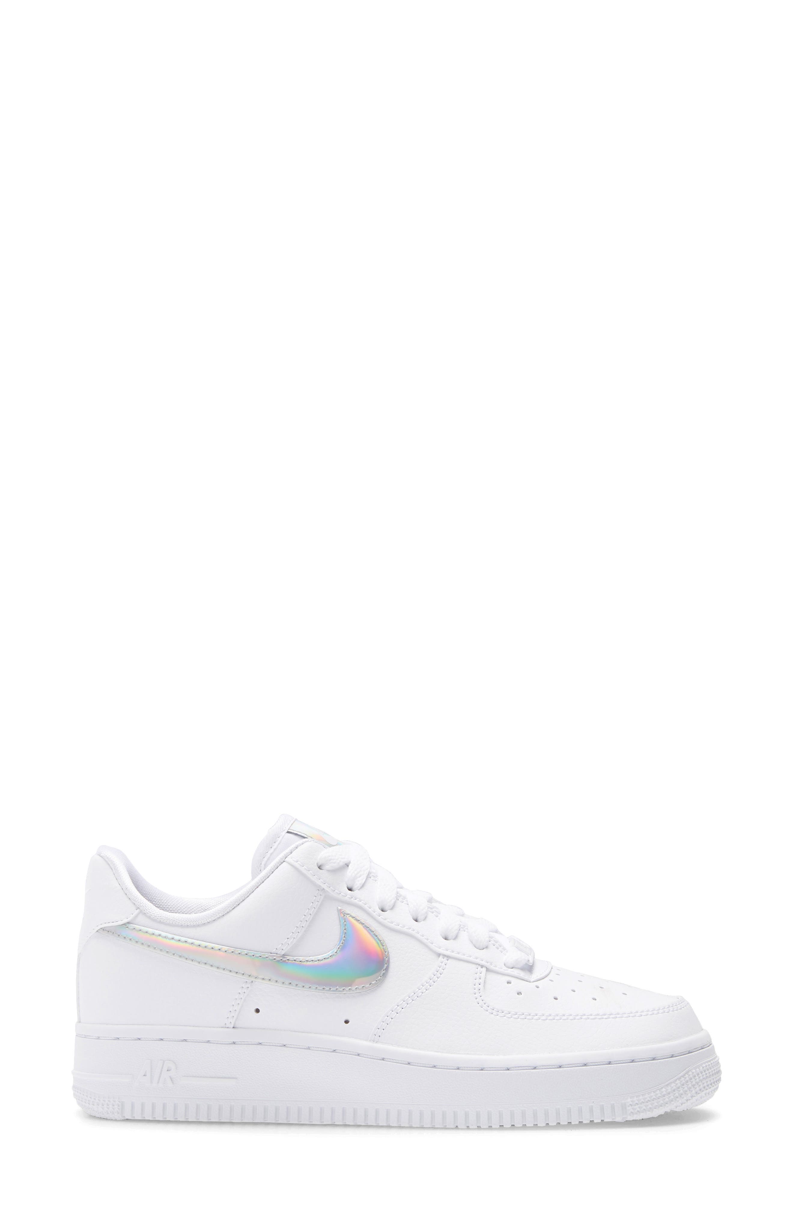 Air Force 1 Low Ess Sneaker, Alternate, color, WHITE/ WHITE/ WHITE