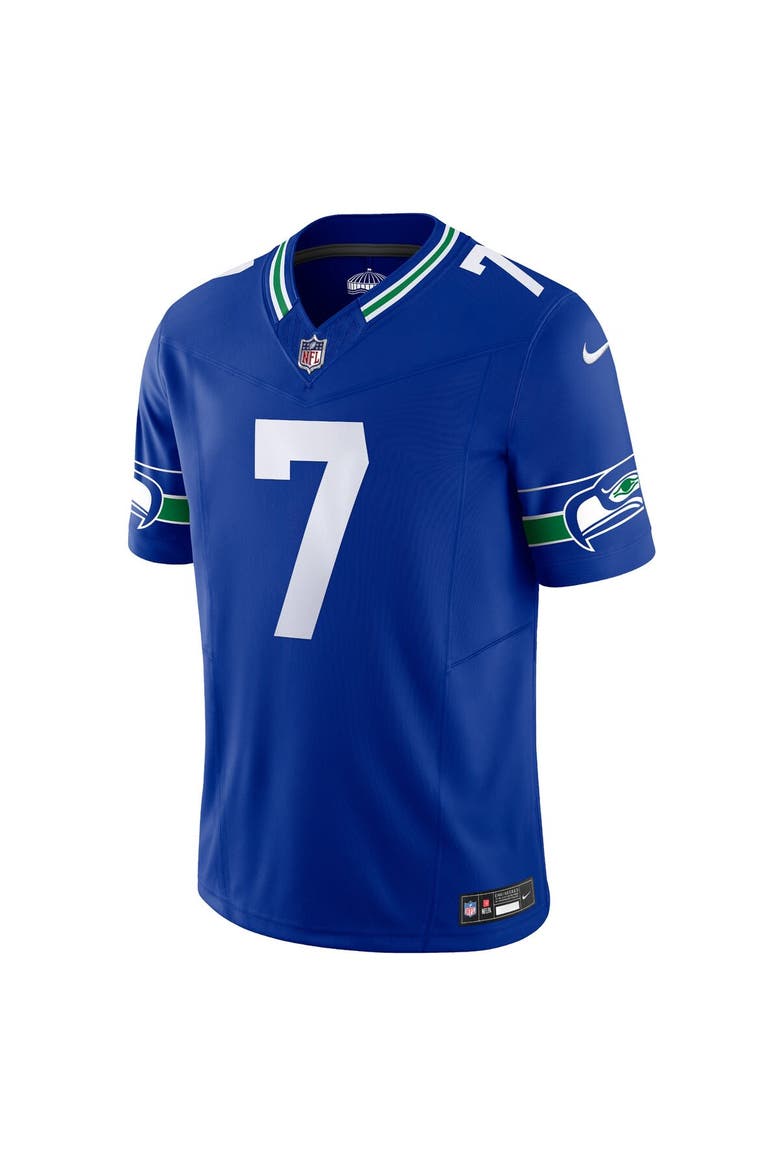 Men's Nike Geno Smith Royal Seattle Seahawks Alternate Vapor F.U.S.E. Limited Jersey, Alternate, color, Royal