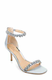Jewel Badgley Mischka Dustyn Metallic Sandal