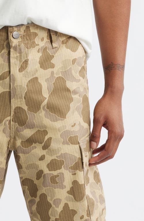 Carhartt Work In Progress Regular Cotton Ripstop Cargo Shorts In Sand