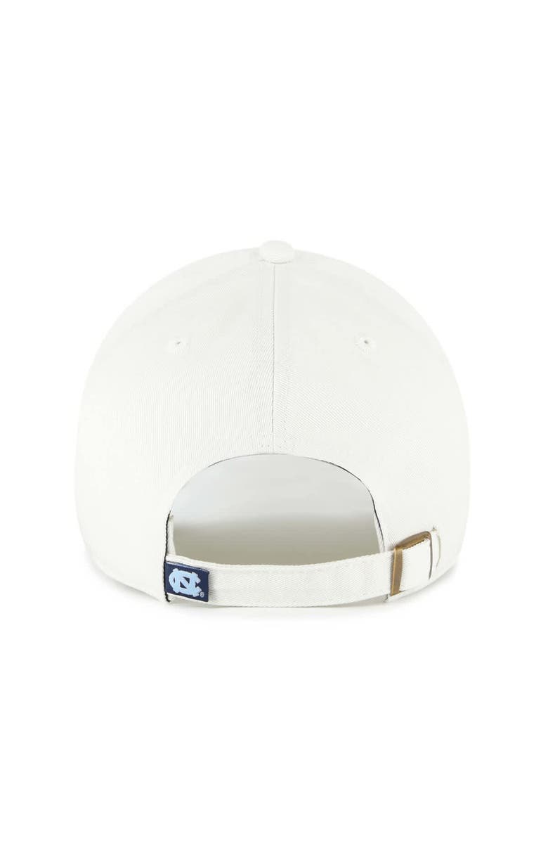 '47 Men's '47 Cream North Carolina Tar Heels Clean Up Adjustable Hat, Alternate, color, 