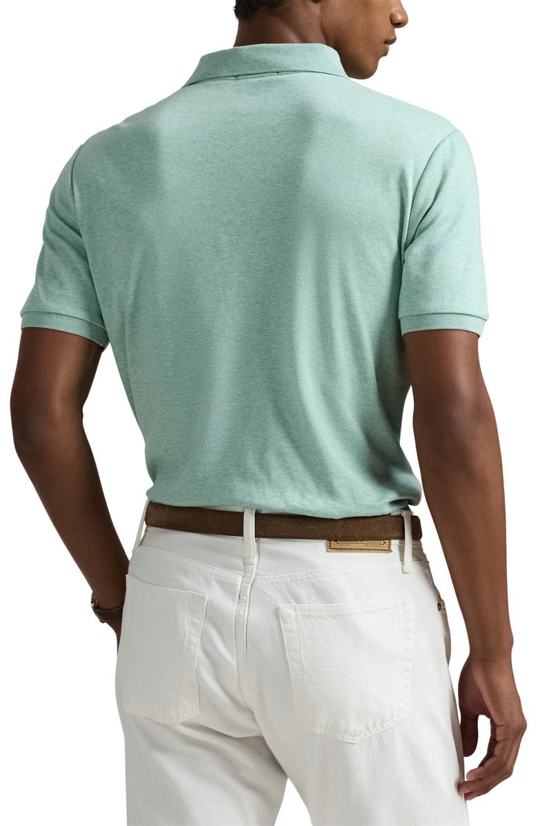 Polo Ralph Lauren Classic Fit Solid Green Cotton Jersey Polo, Alternate, color, 