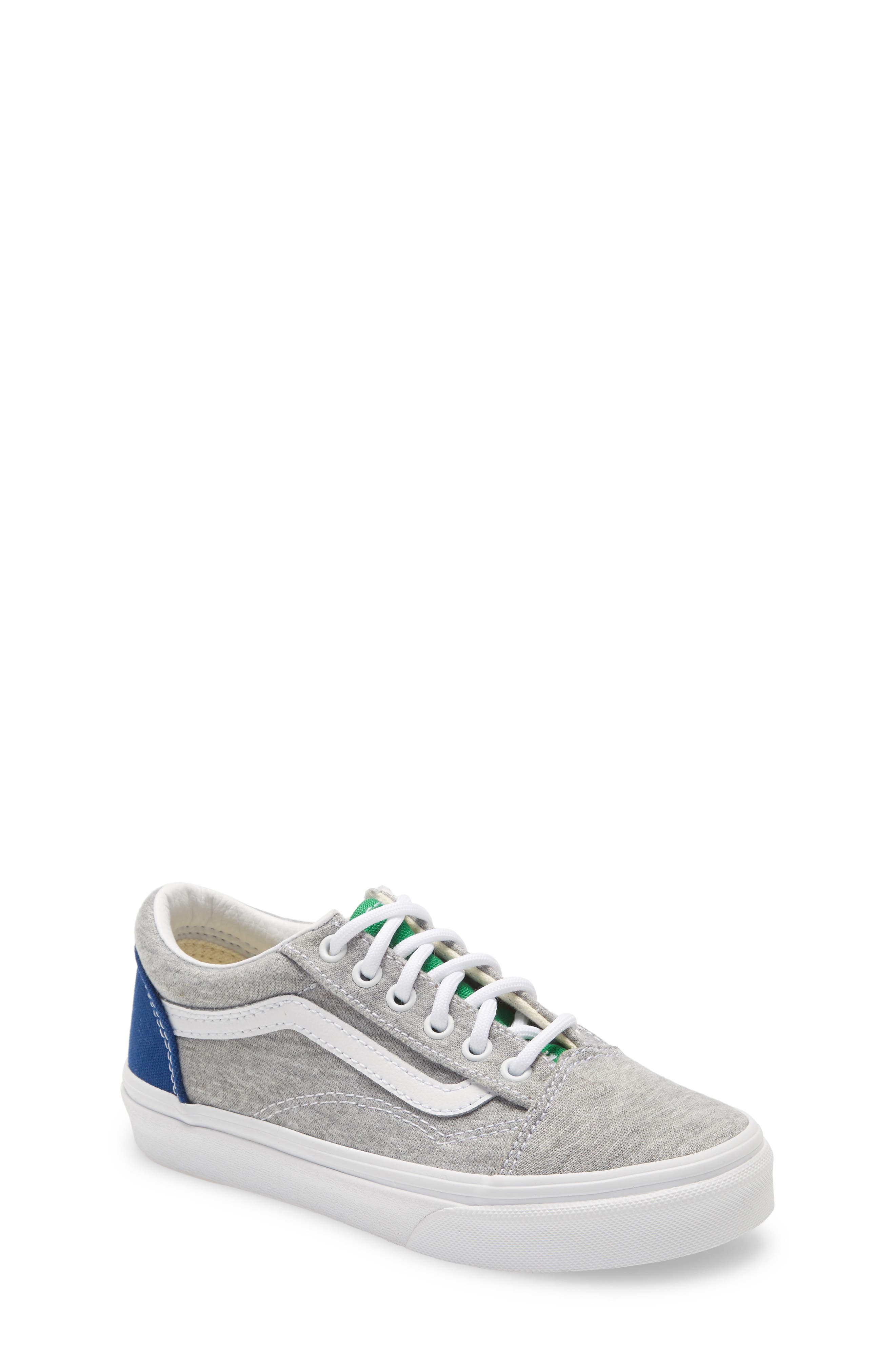Old Skool Sneaker, Main, color, GREY/ TRUE WHITE