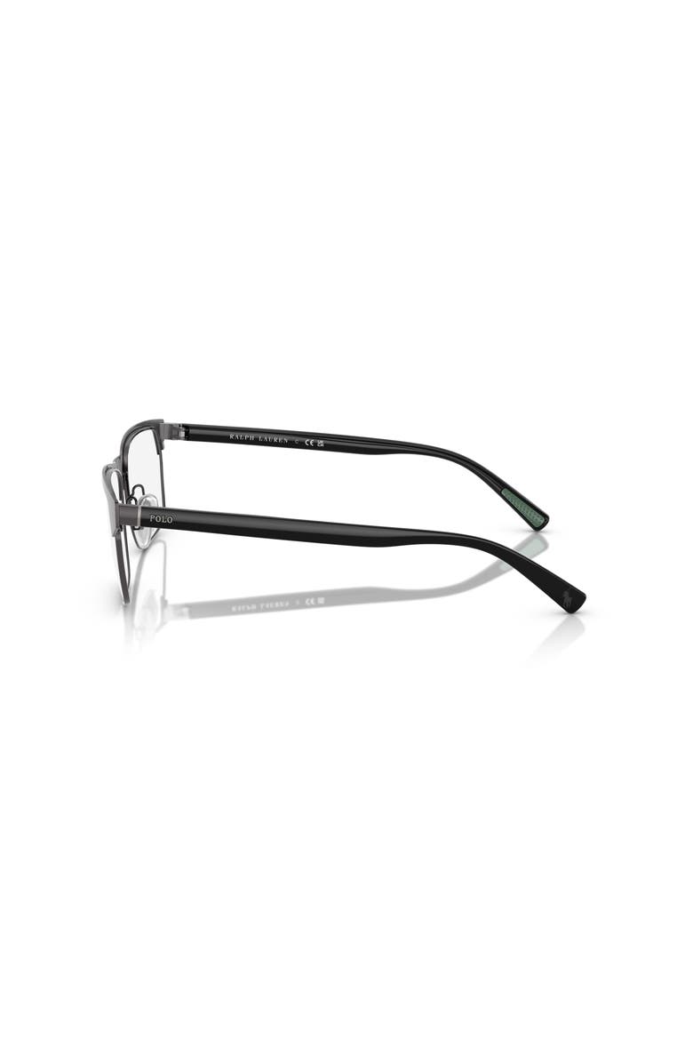 57mm Rectangle optical glasses, Alternate, color, Grey
