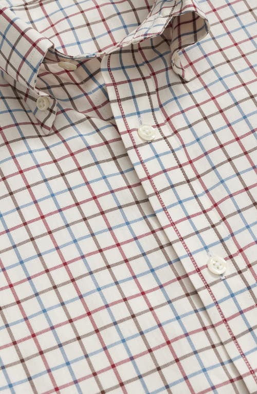 Brooks Brothers Lux Check Brushed Twill Button-down Shirt