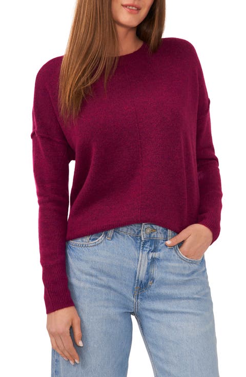 Exposed Seam Crewneck Sweater