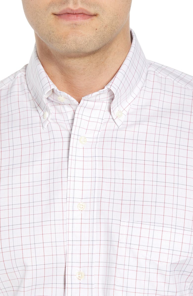 Gitman Tailored Fit Plaid Dress Shirt, Alternate, color,