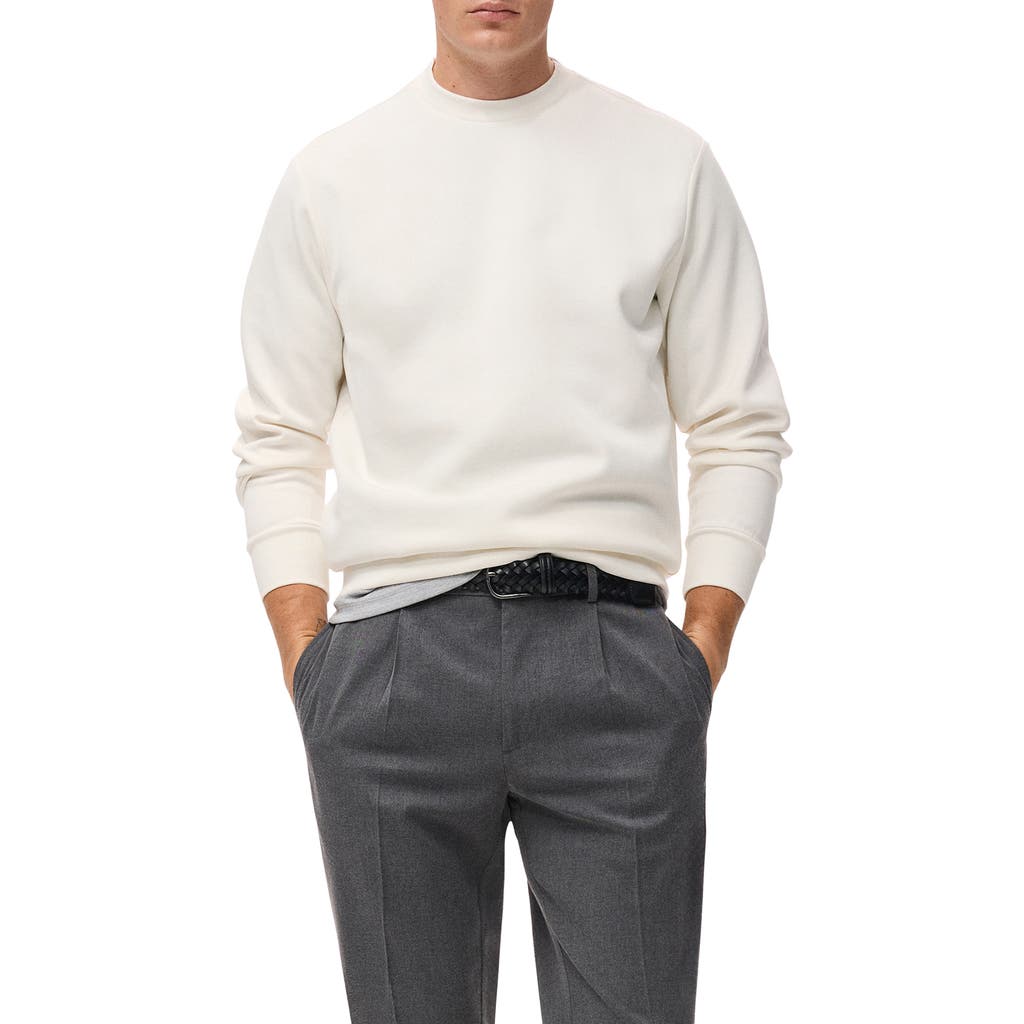 Mango Sweatshirt In White