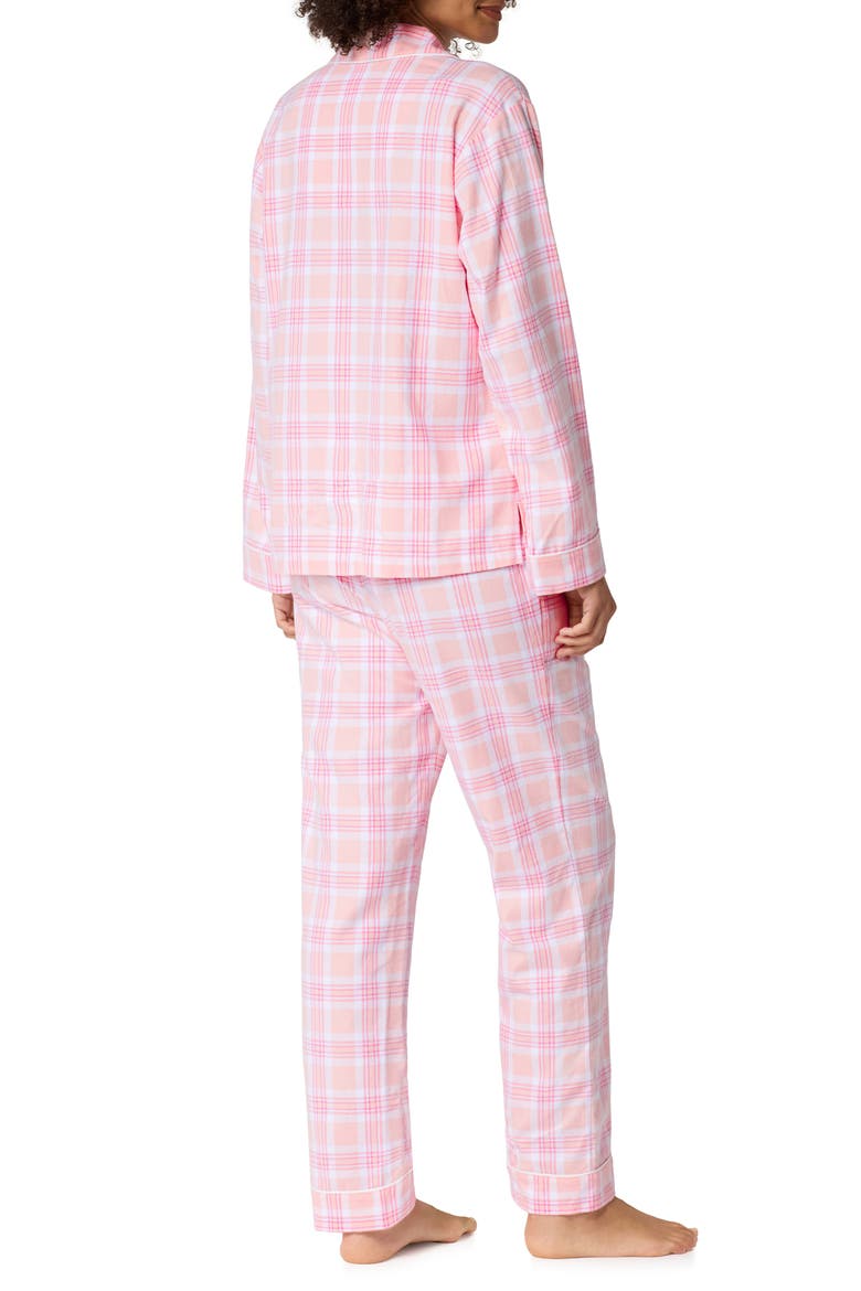 Print Organic Cotton Flannel Pajamas, Alternate, color, PRAIRIE PLAID